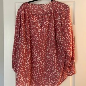 Women’s plus 2x Fun2fun pink blouse